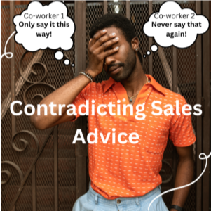 Contradicting Sales Advice